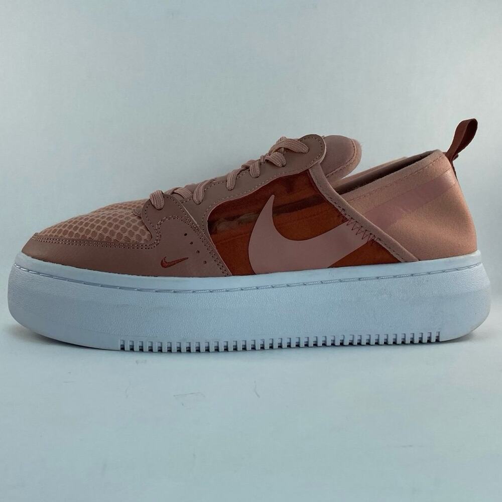 NIKE Court Vision ”Alta” Pink TxT Platform Sneakers Womens Size 11.5